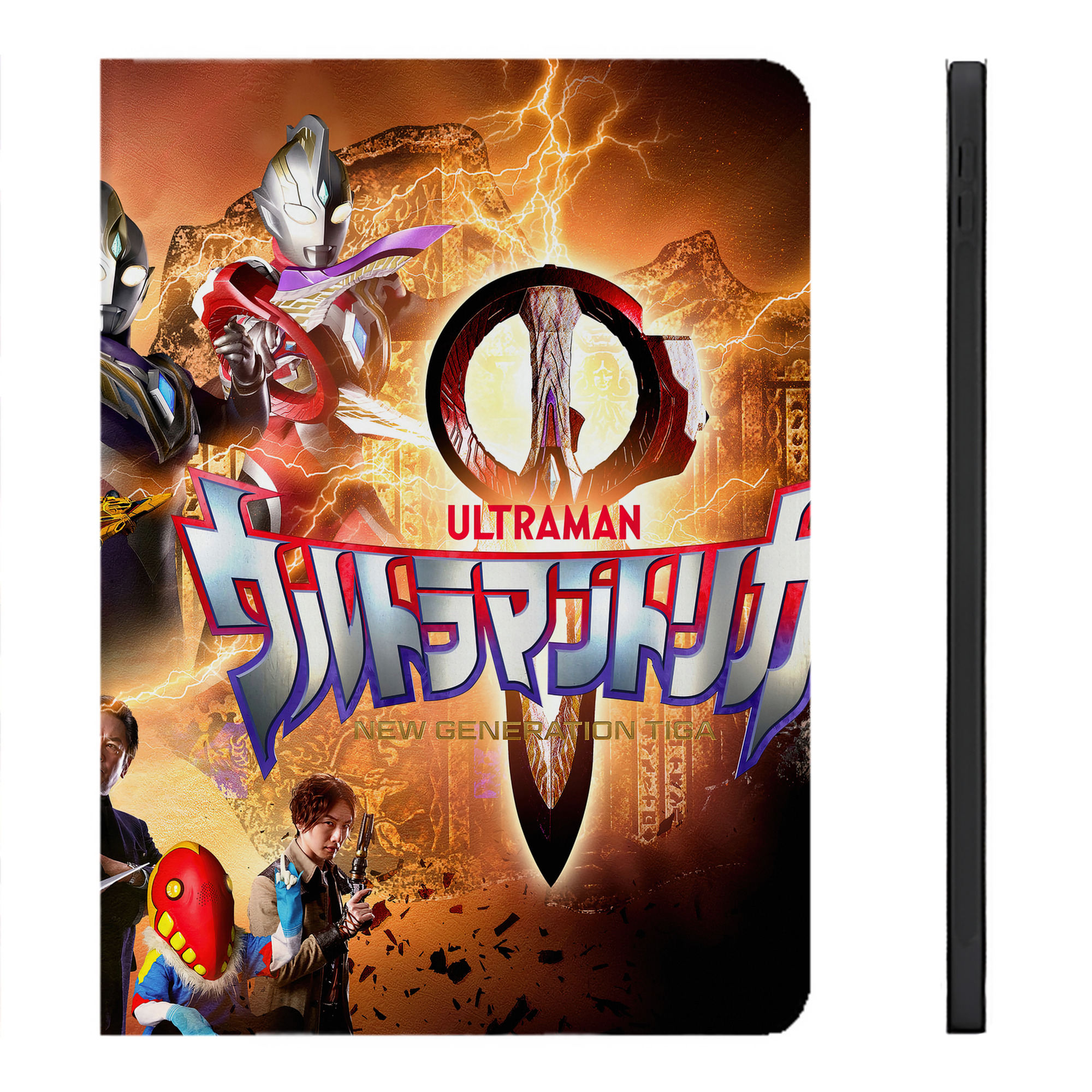 （画像用） ウルトラマン Ultraman IPadケース ペンホルダー付き ブックスタイルデザイン